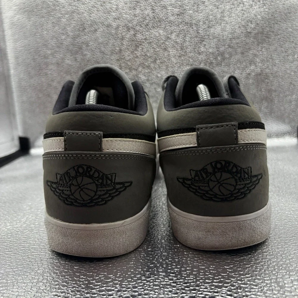 Size 11 Jordan V.2 Low Cool Gray Black Mens Lace-Up Athletic Shoes 552312-005